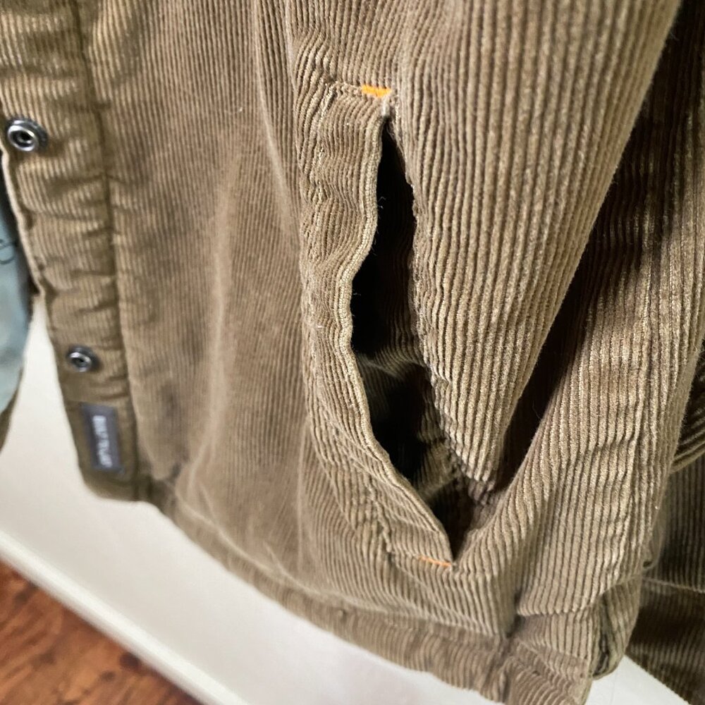 Ariat Rebar Corduroy Sherpa Lined Jacket Tan Size Small Petite - Picture 8 of 14